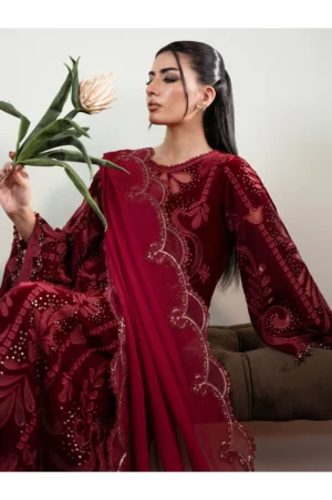 Rouge | 3 Pc Stitched