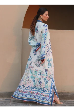 Palmetto Crepe Kaftan
