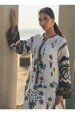 Zenya Crepe Kaftan