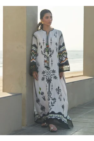 Zenya Crepe Kaftan