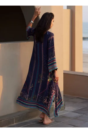 Zahara Midnight Crepe Kaftan