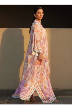 Solana Sunset Crepe Kaftan