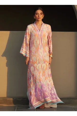 Solana Sunset Crepe Kaftan