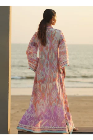 Solana Sunset Crepe Kaftan
