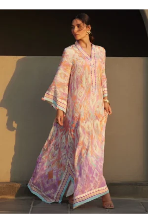 Solana Sunset Crepe Kaftan