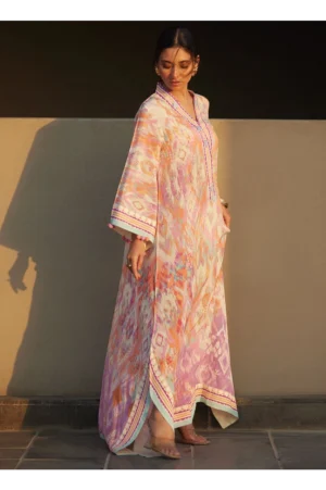Solana Sunset Crepe Kaftan