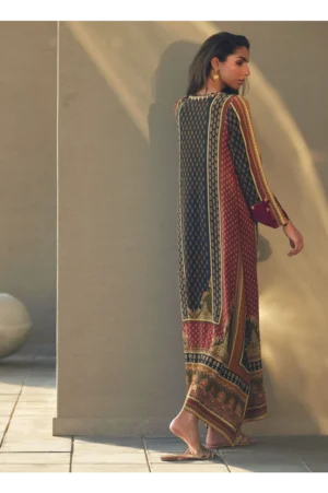 Ophelia Onyx Crepe Kaftan
