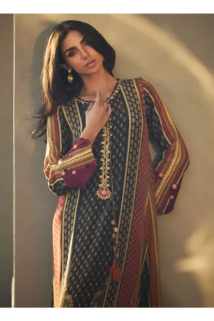 Ophelia Onyx Crepe Kaftan