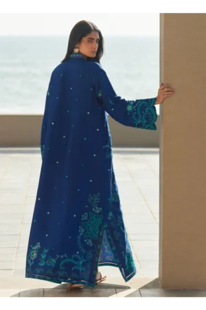liri Ink Blue Kaftan