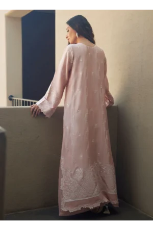 Nami Pale Pink Silk Kaftan