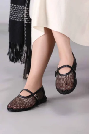 Ink Breeze Mesh Mary Jane