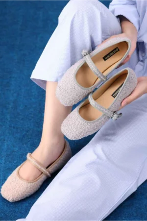 Moonstone Boucle Mary Jane