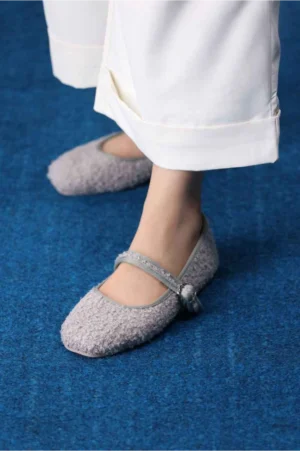 Moonstone Boucle Mary Jane