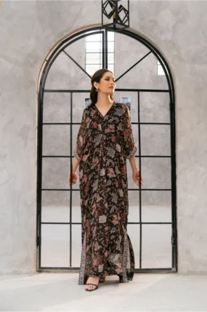 Mocha Bloom Kaftan
