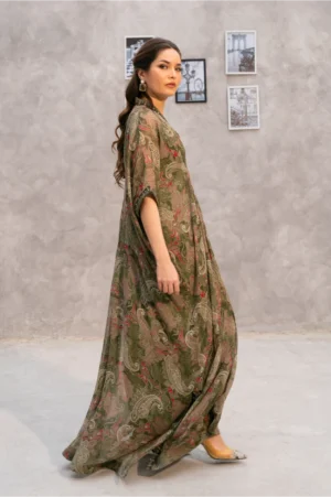Olive Mirage Kaftan