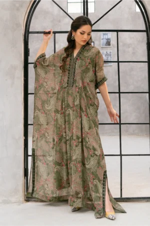 Olive Mirage Kaftan