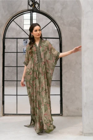 Olive Mirage Kaftan