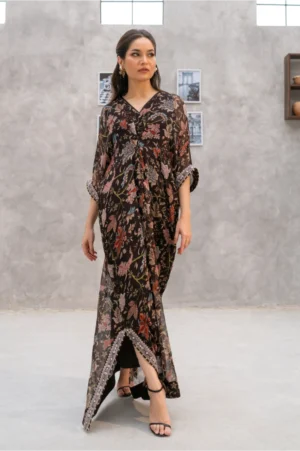 Mocha Bloom Kaftan