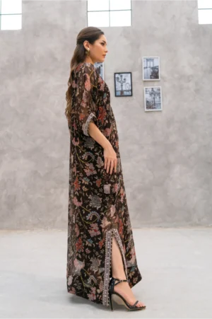 Mocha Bloom Kaftan