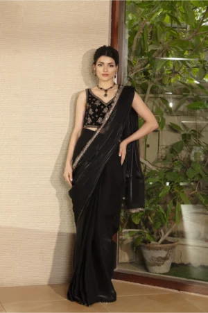 Noir Radiance Saree