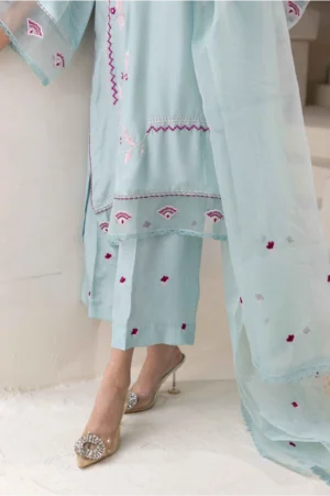 Layal Sea Green 3-Piece