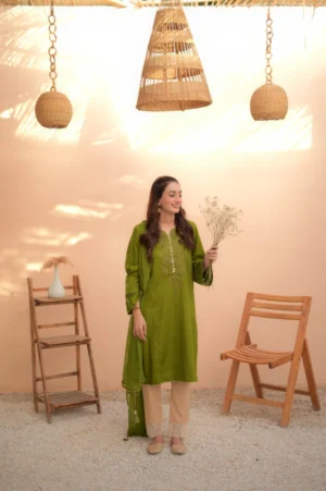 Zaha Olive Green 3-Piece