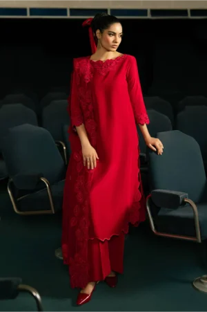 Rose Silk with Dupatta
