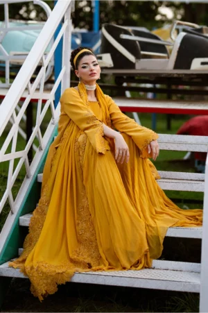 Honey Glow with Dupatta