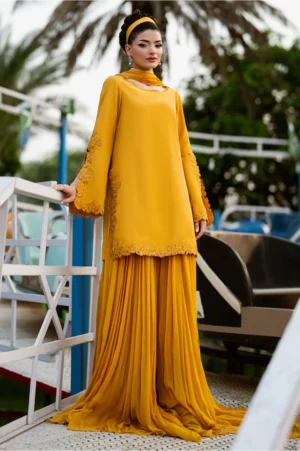 Honey Glow with Dupatta