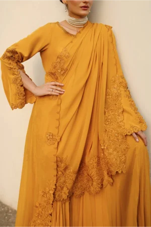 Honey Glow with Dupatta