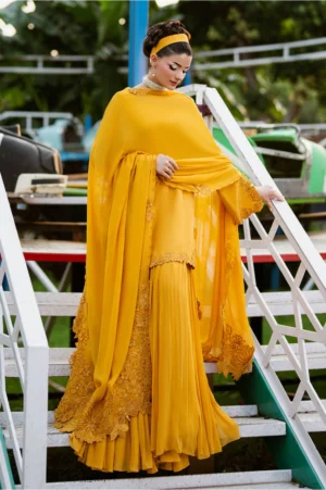 Honey Glow with Dupatta