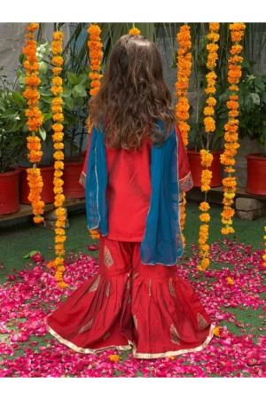 Crimson Red Gharara (Rbpeid23)