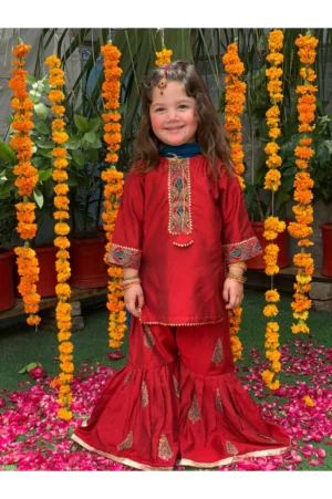 Crimson Red Gharara (Rbpeid23)