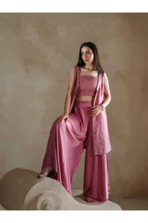 Candy Pink Sheesha Silk (2 Piece)