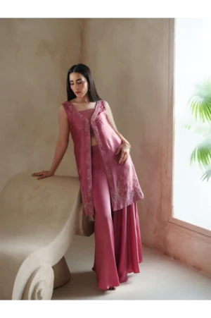 Candy Pink Sheesha Silk (2 Piece)