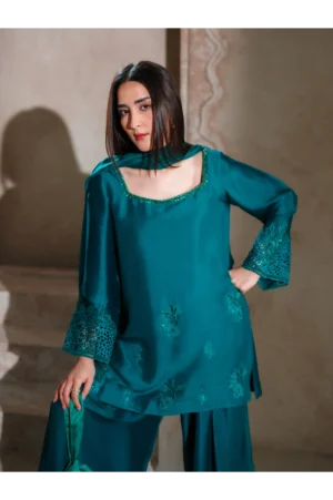 Persian Green Sheesha Silk (3 Piece)