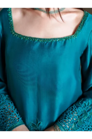 Persian Green Sheesha Silk (3 Piece)