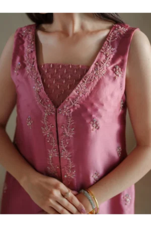 Candy Pink Sheesha Silk (2 Piece)