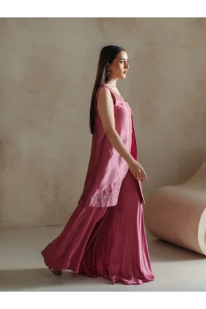 Candy Pink Sheesha Silk (2 Piece)