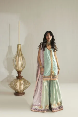 Mint Mirage Lehenga Set