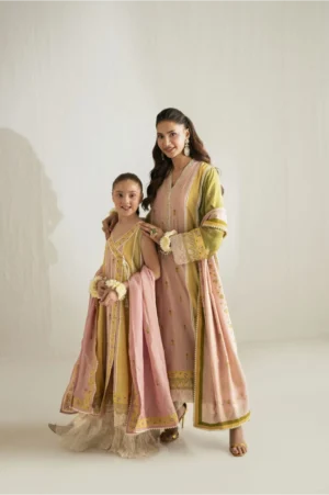 Blush Meadow Panelled Suit