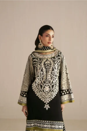 Obsidian Citron Stripe Kurta Set