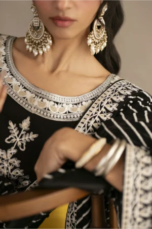 Noir Sitara Lehenga Set