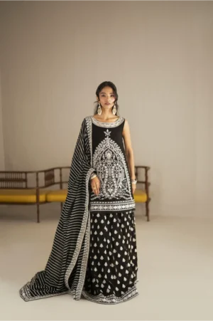 Noir Sitara Lehenga Set