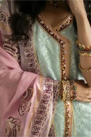 Mint Mirage Lehenga Set