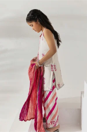 Beige Silk Kurta Set