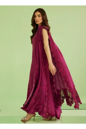 Lilia Long Shirt With Drape Dupatta