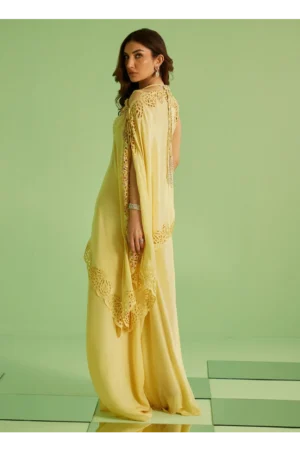 Solenne Shirt And Drape Dupatta With Pants