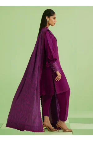 Aine Short Shirt With Drape Dupatta