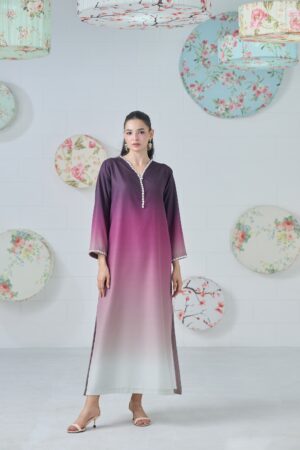 Cranberry Fade Kaftan